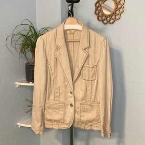 J Jill Linen/Cotton Blazer